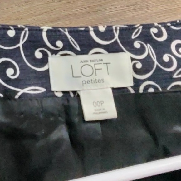 LOFT Black and White Swirl Blazer - Picture 11 of 11